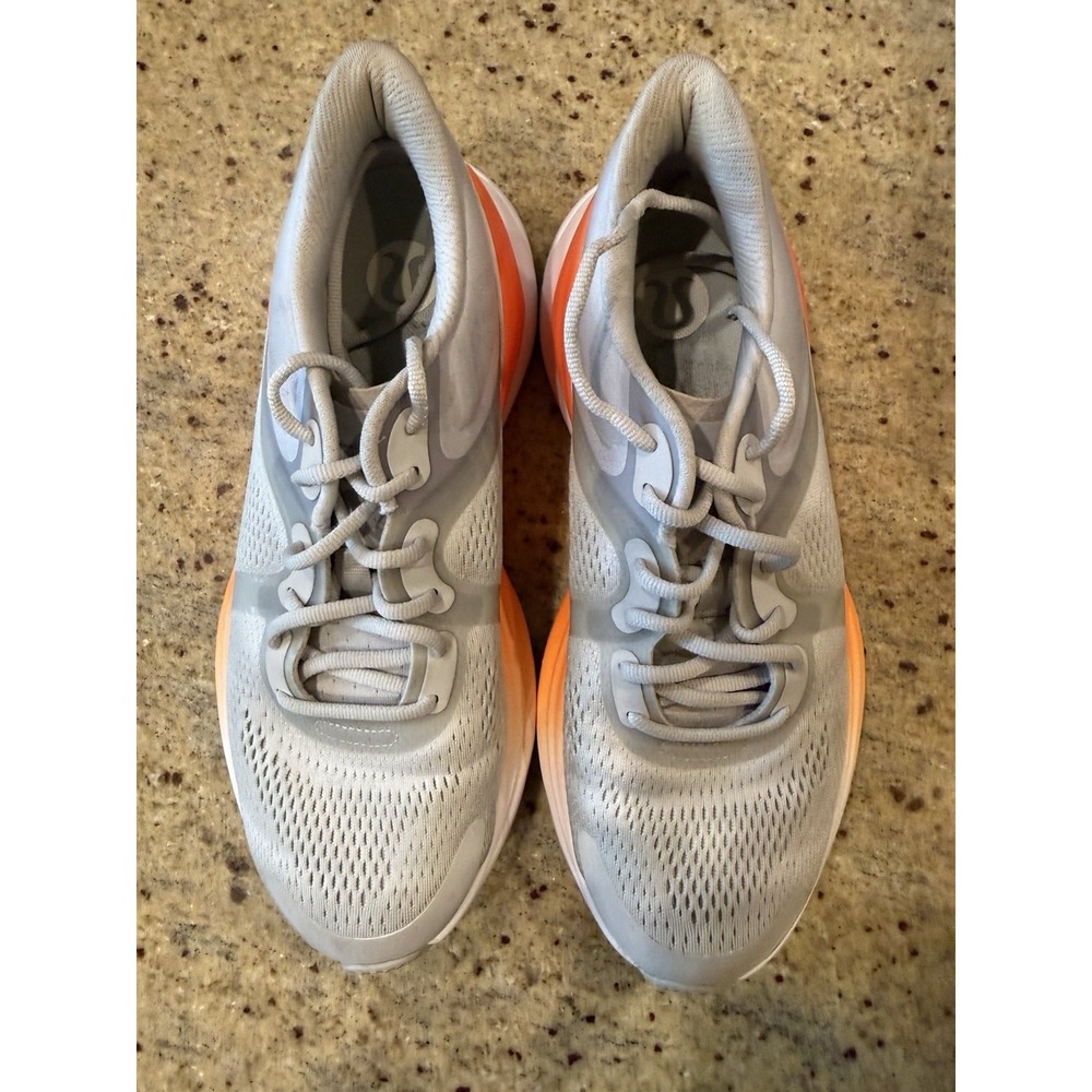 LULULEMON Blissfeel Women's Running Shoe Vapor/Orange/White Size 6.5 EUC - Picture 6 of 9
